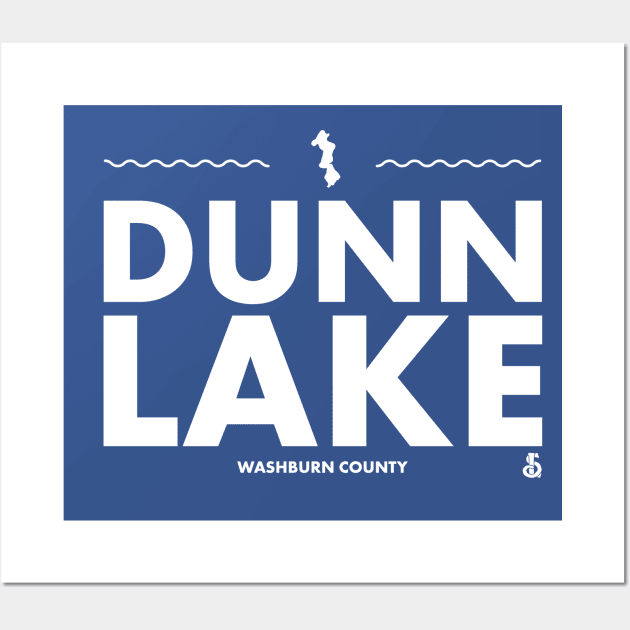 Washburn County, Wisconsin - Dunn Lake Wall Art by LakesideGear
